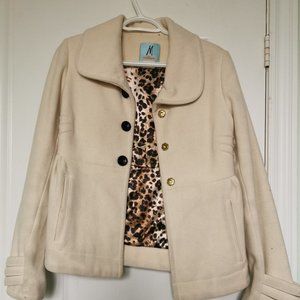 Creamy white cashmere coat from marciano